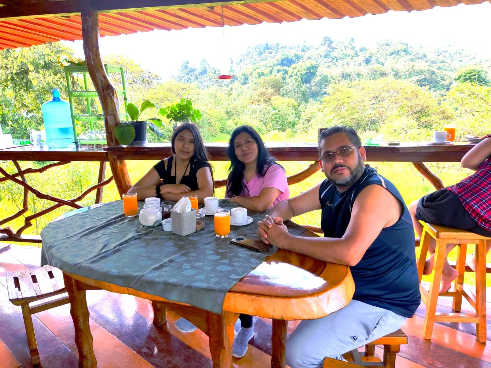 Paisaje natural de Mindo con vegetación exuberante y montañas